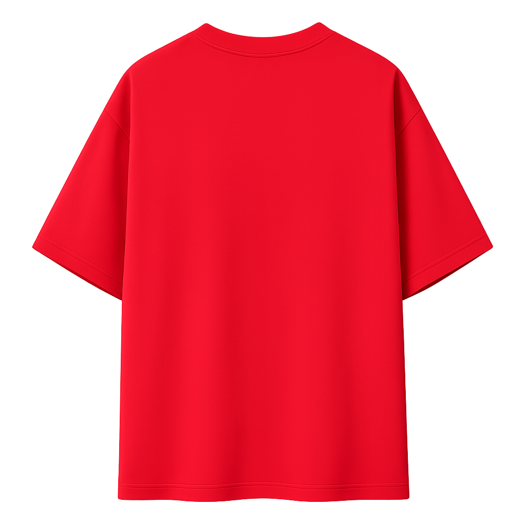 Signal Red Relaxed Fit Tee, back